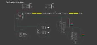 NMT1312-SPI-24V-RGB COLORS 24V-IP67 18W RGB-SPI