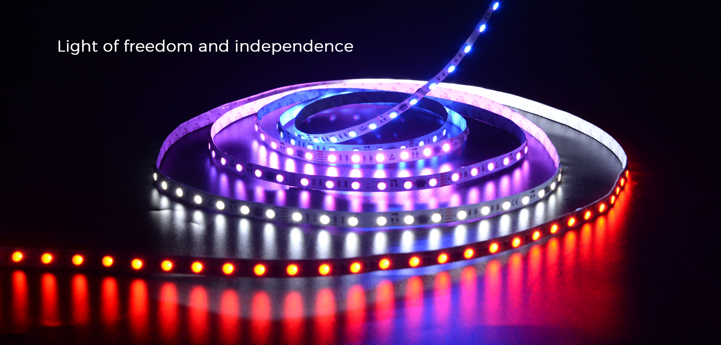 DS560RGB-12V-10mm COLORS 60-5050-12V-IP20 9.3W SMART RGBX SPI