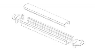 LED профіль ЛПВ12