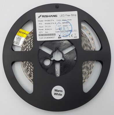 RISHANG 120-2835-12V-IP20 8,6W 745Lm 3000K 5м (RN08C0TA-B)