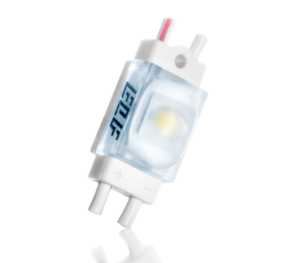 LED модуль ELF SOL+DOT 1SMD 2835 12В 0.36Вт 12Лм 170x130° IP67 синій Blue