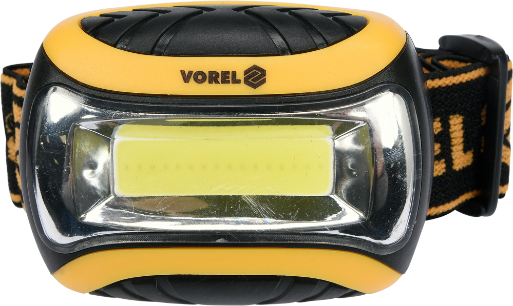 LED ліхтар налобний 3W 150Lm на батарейках 3хААА VOREL