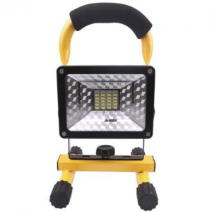 LED Прожектор акумуляторний 30W 1800Lm 17400мАг 3 режими 6год LED FLOOD LIGHT OUTDOOR W804