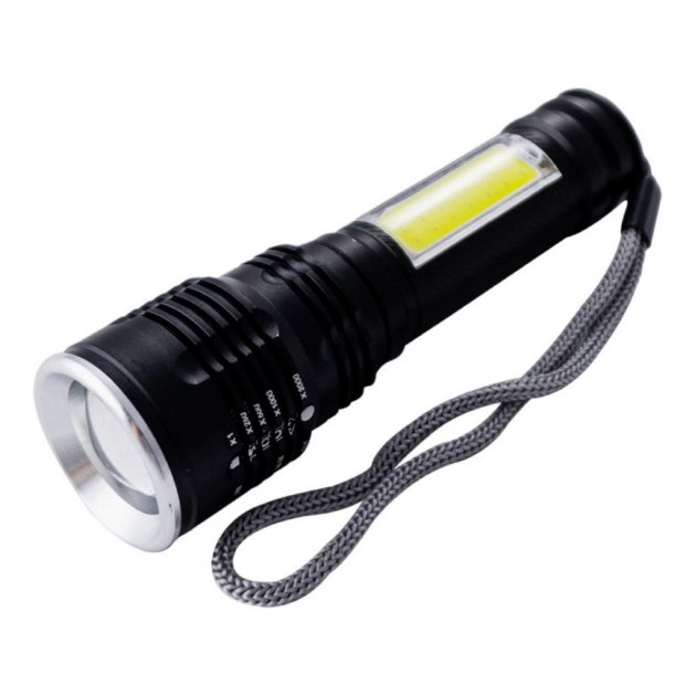 LED USB ліхтар акумуляторний тактичний Li-Ion 3W 300Lm 4 режими T6-30