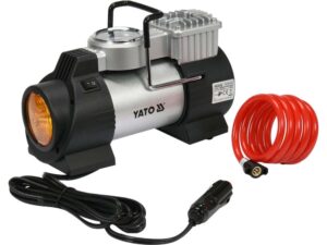 Компресор автомобільний 12В 180Вт 40л/хв + LED ліхтар арт. YT-73460 YATO