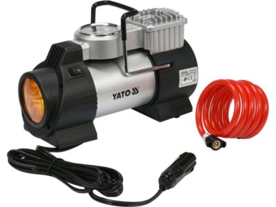 Компресор автомобільний 12В 180Вт 40л/хв + LED ліхтар арт. YT-73460 YATO