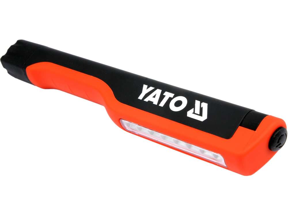LED ліхтар 1W 80Lm магніт + кліпса на батарейках 3хААА арт. YT-08514 YATO