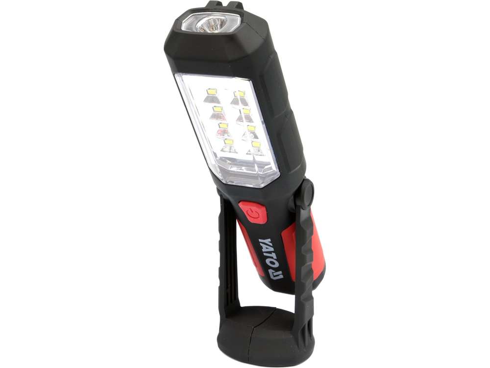 LED ліхтар 3W 280Lm гак + магніт 3 режими на батарейках 3хАА арт. YT-08513 YATO