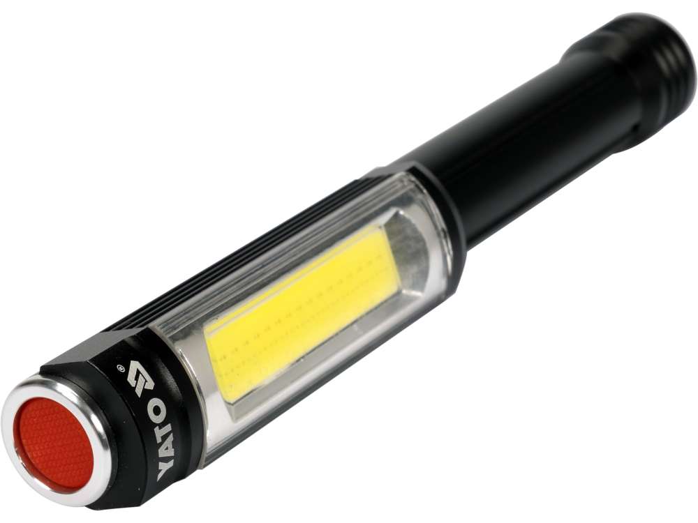 LED ліхтар 3W 400Lm магніт 3 режими на батарейках 3хАА арт. YT-08522 YATO
