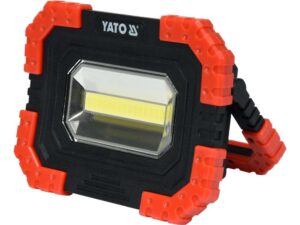 LED ліхтар прожектор 10W 680Lm магніт на батарейках 4хАА 3 режими арт. YT-81821 YATO