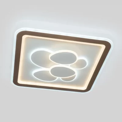 VIOLUX OREO Світильник LED SMART з пультом 120W 3000K-5000K 9000LM квадрат 550мм коричневий