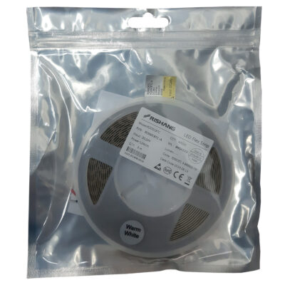 LED стрічка RISHANG 128-2835-24V-IP20 12W 1920Lm 4000K 5м (RD00C8TC-A)