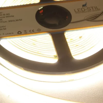 UC4-24-480-8-90 LED strip LED-STIL COB-24V-IP33 9W 990Lm 4000K CRI90 8mm