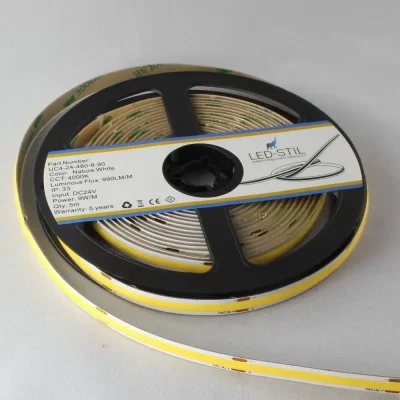 UC4-24-480-8-90 LED strip LED-STIL COB-24V-IP33 9W 990Lm 4000K CRI90 8mm