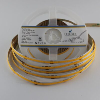 UC3-24-320-8-90 LED стрічка LED-STIL COB-24V-IP33 10W 900Lm 3000K CRI90 8мм