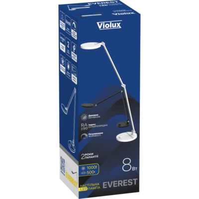 EVEREST VIOLUX Настільна лампа 8W 550LM 3000-6500K