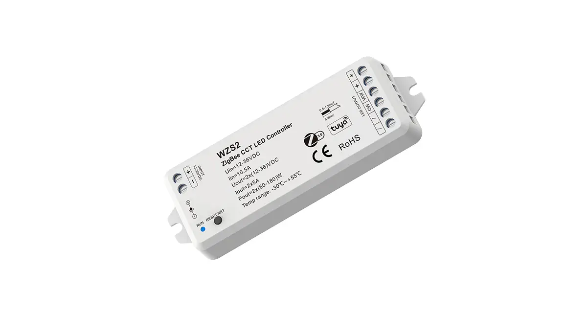 WZS2 DEYA CCT LED контролер ZigBee 12-36V 2CHx5A