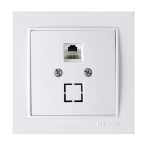 Розетка Nilson Thor біла комп'ютерна CAT5e RJ45