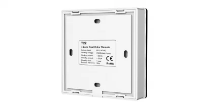 Панель сенсорна T22 DEYA CCT DUAL WHITE на батарейках 4 зони чорна