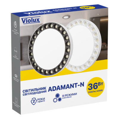 ADAMANT-N VIOLUX LED світильник НББ 36W 4200K 3420LM IP20 круг