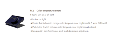 Desk-Mount-Color-Temperature-Remote-Control-CR2032-Battery-RK2-Skydance