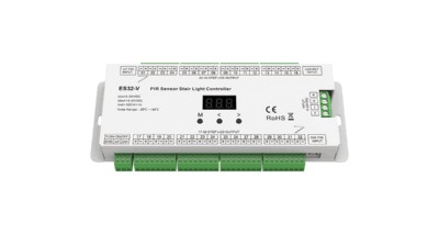 5-24VDC-32CH-1A-PIR-Sensor-Stair-Light-Controller-ES32-V-Skydance