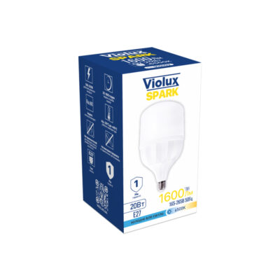 SPARK-VIOLUX-20W-1600Lm-E27-6500K-910102