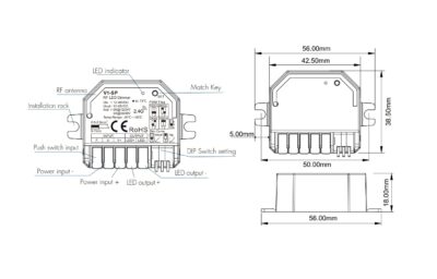 V1-SP-Skydance-CV-Controller-1CH-6A-12-48VDC-RF-Push-Dim
