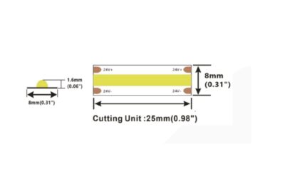 DF6-24V-8mm-Colors-Led-Strip