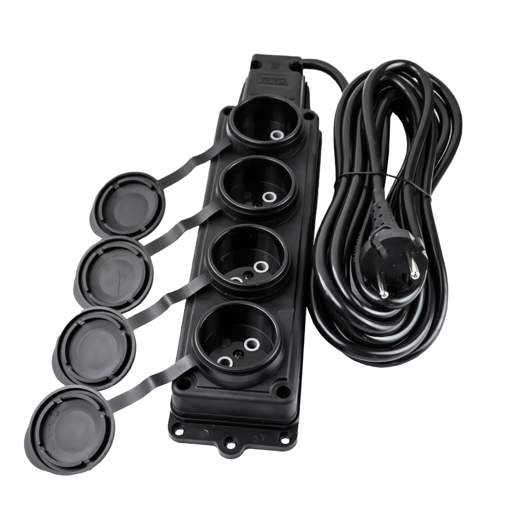 Подовжувач-violux-каучук-4-входи-ip44-black