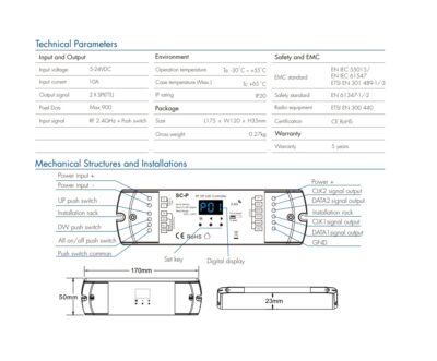SC-P-Skydance-5-24VDC-RF-SPI-LED-Controller