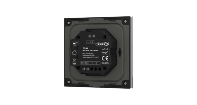 TD-W(Tuya App)-Skydance-100-240VAC-1CH-2mA-WiFi-RF-Wall-Mounted-Touch-DALI-Panel-Black
