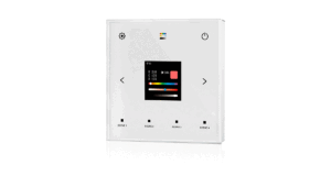 TD-W(Tuya App)-Skydance-100-240VAC-1CH-2mA-WiFi-RF-Wall-Mounted-Touch-DALI-Panel-White