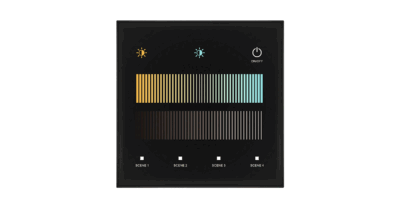 TD2-S-Skydance-1-Zone-24VDC-DALI-CCT-Bus-Wall-Mounted-Touch-DALI-Panel-Black