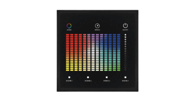 TD3-S-Skydance-1-Zone-24VDC-RGB-DALI-Bus-Wall-Mounted-Touch-DALI-Panel-Black