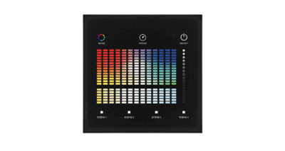 TD5-S-Skydance-1-Zone-24VDC-RGB+CCT-DALI-Bus-Wall-Mounted-Touch-DALI-Panel-Black