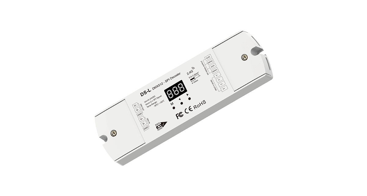 DS-L-Skydance-5-24VDC-DMX512-SPI-Decoder-With-RF