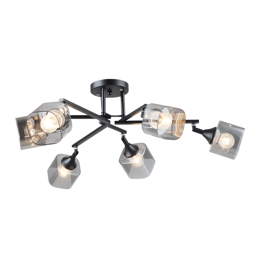 leonardo-s-violux-e27x6-black-230069 leonardo-s-violux-e27x6-black-230069