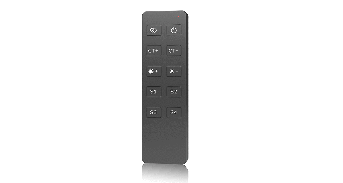 R2(WZS)-Skydance-10-Key-CCT-Zigbee-Remote-Control-Black