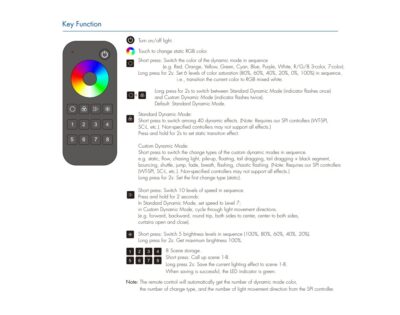 RTS-Skydance-SPI-RF-RGB-RGBW-Control-Remote