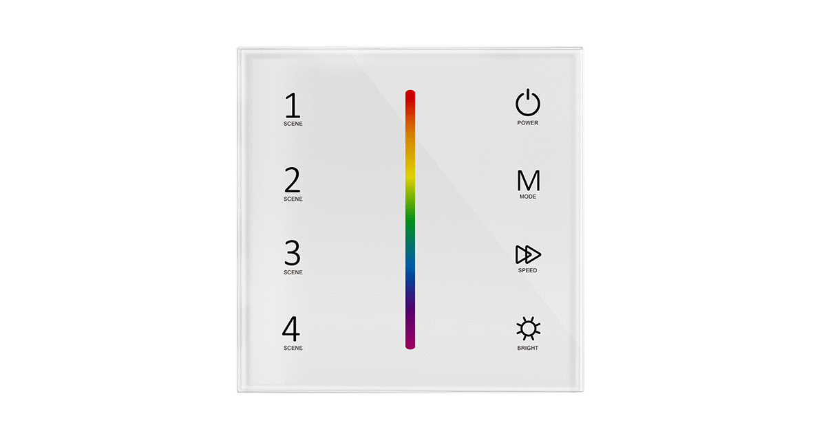 T3-1-Skydance-3CHx4A-12-24VDC-CV-RGB-Touch-Panel-Controller-White T3-1-Skydance-3CHx4A-12-24VDC-CV-RGB-Touch-Panel-Controller-White