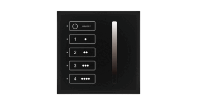 TL4-1D-Skydance-Wall-Mounted-Touch-Panel-DALI-Master-Black