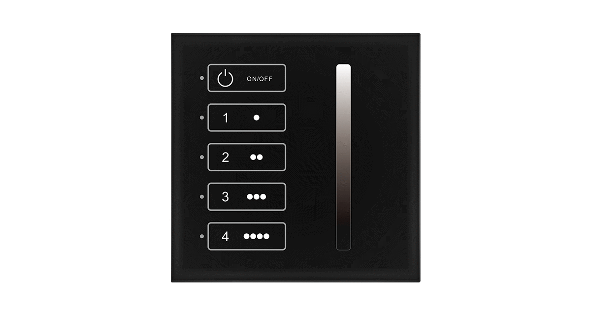 TL4-1D-Skydance-Wall-Mounted-Touch-Panel-DALI-Master-Black TL4-1D-Skydance-Wall-Mounted-Touch-Panel-DALI-Master-Black