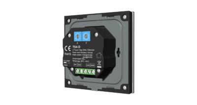 TS4-D-Skydance-4-button-24VDC-DALI-Bus-Wall-Mounted-Touch-DALI-Panel-Black