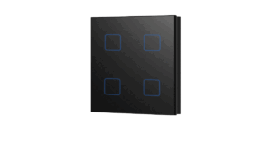 TS4-D-Skydance-4-button-24VDC-DALI-Bus-Wall-Mounted-Touch-DALI-Panel-Black