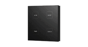 TS4(WZS)-Skydance-4-Scenes-Zigbee-Touch-Panel-Remote-100-240VAC-Input-Black