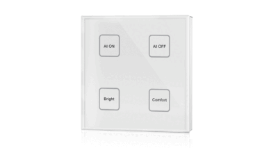 TS4(WZS)-Skydance-4-Scenes-Zigbee-Touch-Panel-Remote-100-240VAC-Input-White