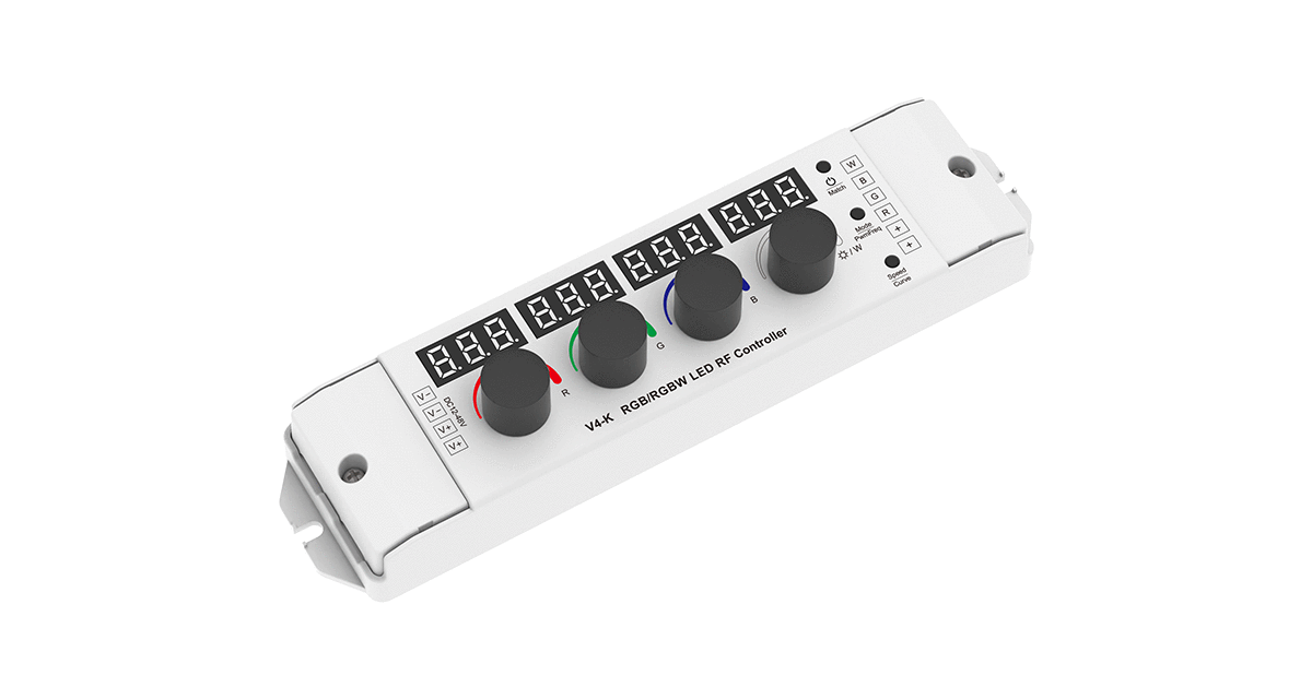 V4-K-Skydance-4CHx4A-12-48VDC-CV-4-Knob-RGB-RGBW-Controller